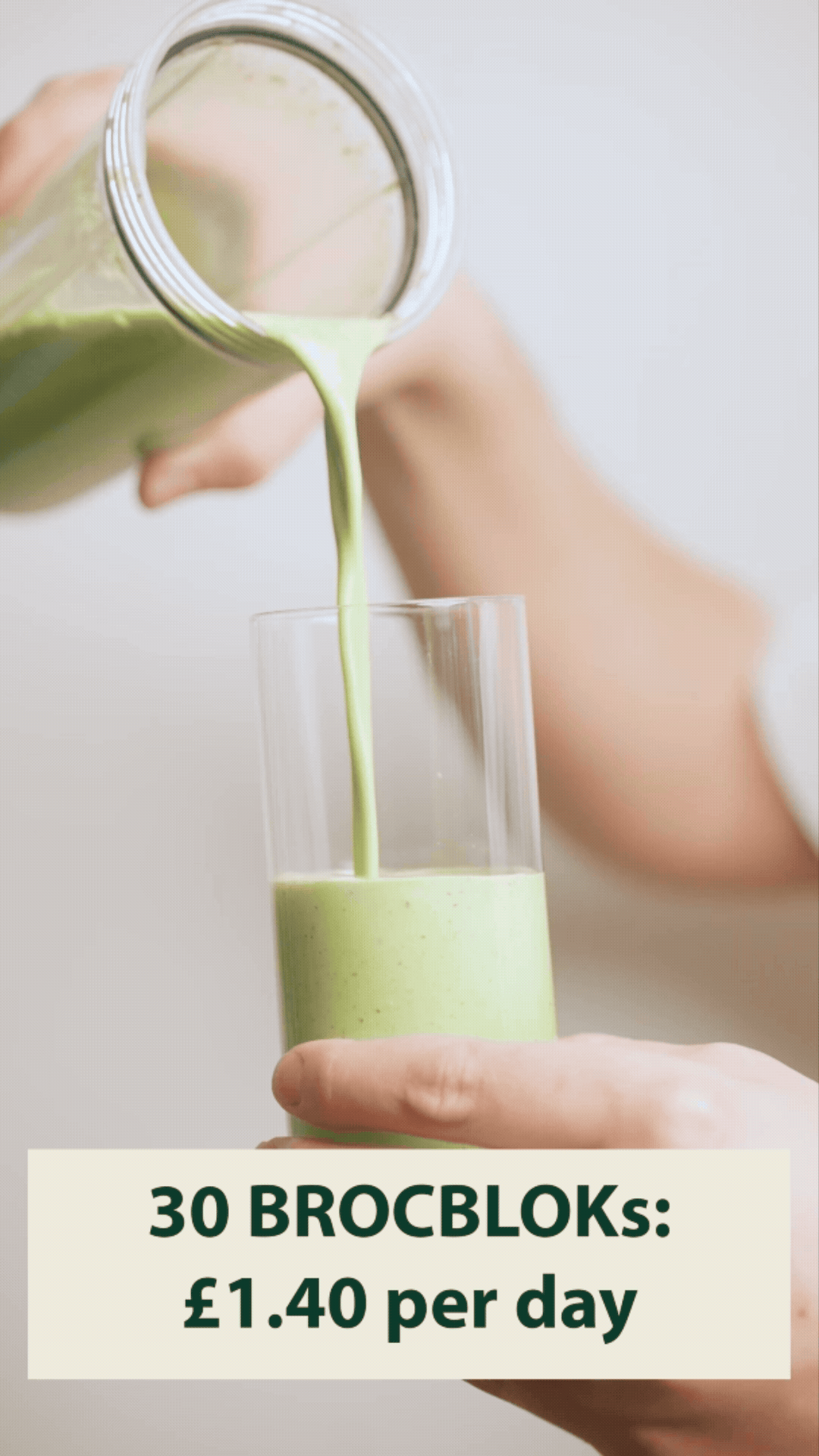 BROCBLOK: 100% Broccoli Sprouts frozen for freshness